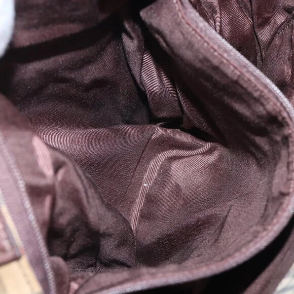 BURBERRY Nova Check Tote Bag Canvas Beige Auth BA1922 - Picture 12 of 16